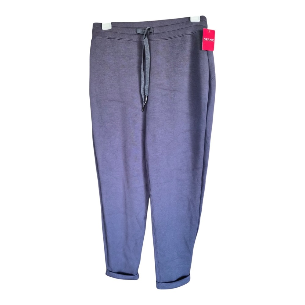 SPANX AirEssentials Tapered Pants Women's M Dark Storm Blue Lounge Athleisure Nw